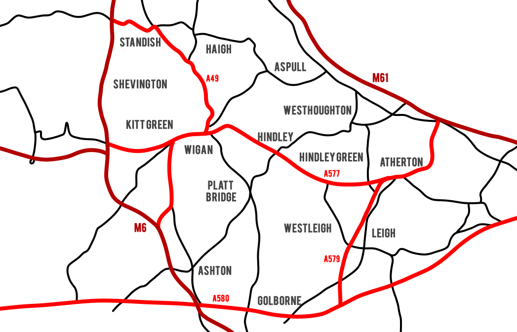A map of where we cover